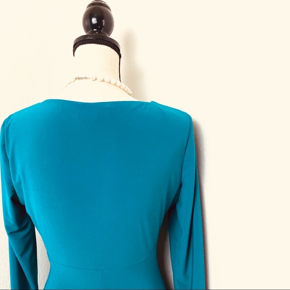 Lauren Ralph Lauren GREEN Dress.  Sz 8. - Picture 5 of 12